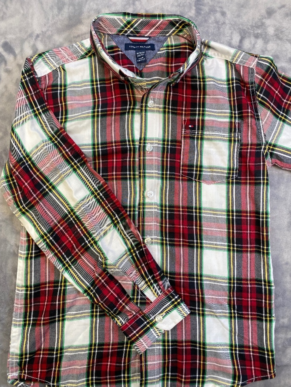 Tommy Hilfiger NEW Boys Button Down Shirt - Medium 10/12